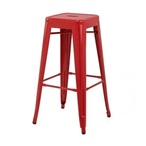 mobiliario-contract-taburete tol acero rojo